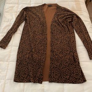 Sanctuary Lenox Leopard Print Cardigan NWOT